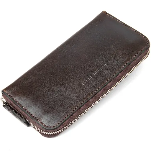 Женское кожаное портмоне Grande Pelle 10х19.5х2 см acs0018758 - фото 1