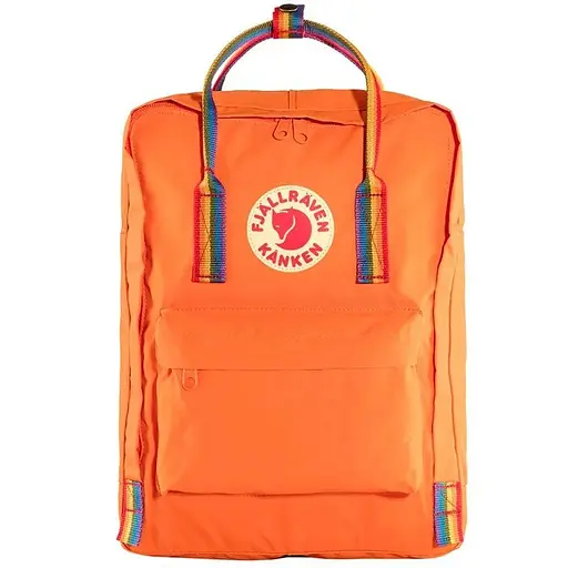 Рюкзак Fjallraven Kanken Rainbow Burnt Orange/Rainbow Pattern (1004-23620.212-907)