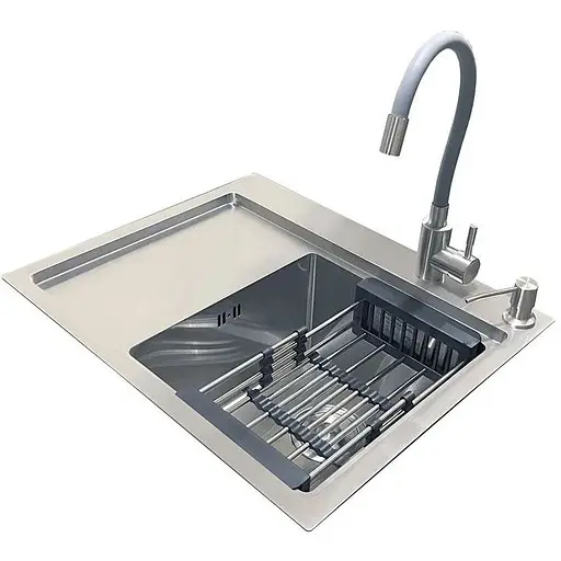 Комплект мийка + змішувач Romzha Caravela 58R (C) - фото 1