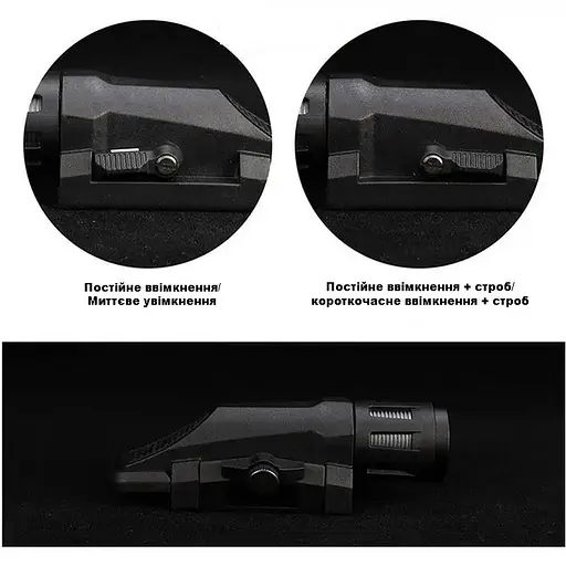 Ліхтар підствольний WML G2 Tactical Scout (Чорний) - фото 4