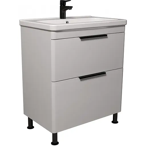 Тумба Мойдодир Freya 70 з умивальником Ipek 70 Білий - фото 1