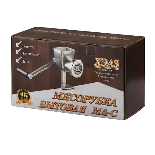 М'ясорубка побутова ручна механічна «МА-С» 33 кг/год, ХЕАЗ 82247 - фото 5