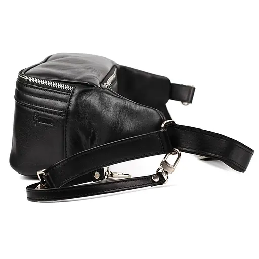 Шкіряна чоловіча сумка на пояс TARWA 30х15х12 см nsa0001225 - фото 3