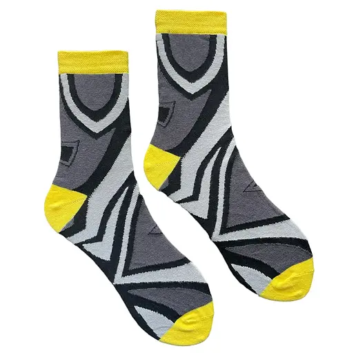 Шкарпетки чоловічі Графіті з індійської бавовни 113047 - фото 1