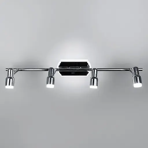 Бра Line F для інтер'єрного підсвічування на 4 плафони у хромовому корпусі Арт. 8424/4 CH - фото 1