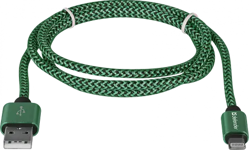 Кабель USB AM-micro BM, 1.0м, зеленый, 08-03T PRO Defender