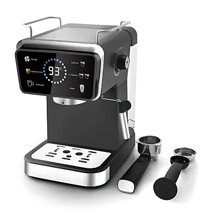 Сенсорная кофеварка Zepline ZP-6806 3в1 вспенитель молока для горячего и холодного кофе 20 Bar 3000 Вт - фото 3