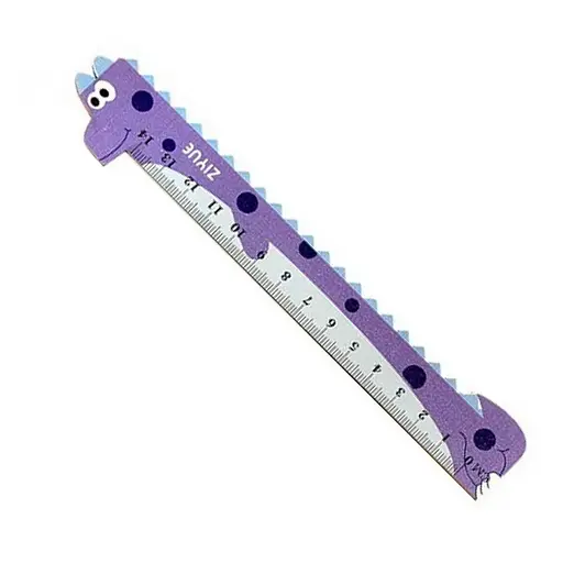 Лінійка дерев’яна фігурна Динозавр, 12 см