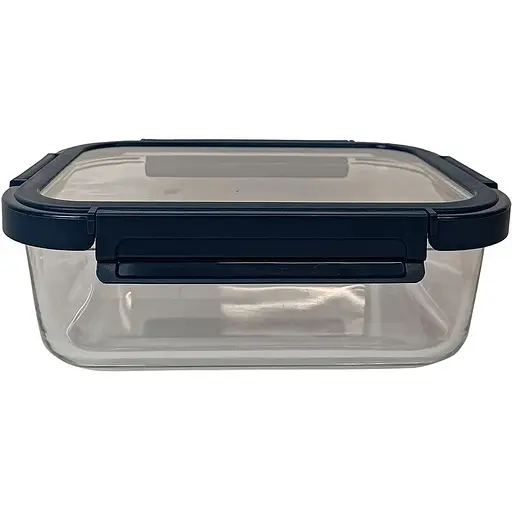 Харчовий контейнер Vittora скляний з прозорою пластиковою кришкою1040 мл VT-8710 (135689)