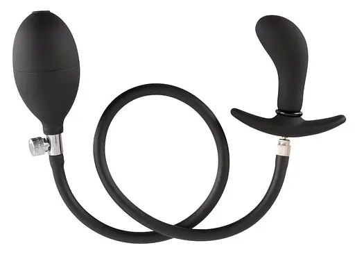 Анальна пробка Inflatable Plug 8 см (чорний)