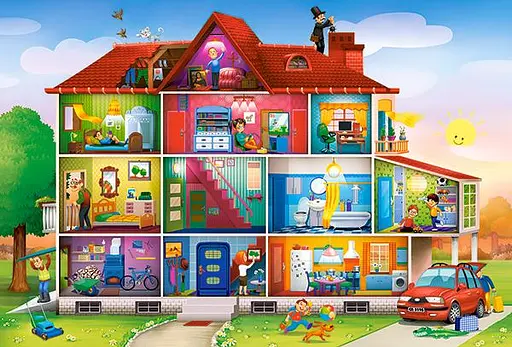 Пазли Castorland Домашнє життя, 40 елементів, 59x40 см, B-040346