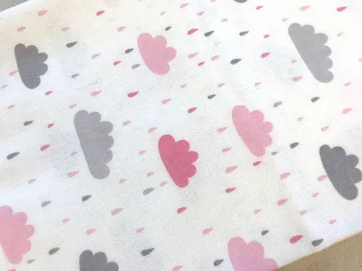 Пеленка фланель Moontime "Облака розовые" - фото 2