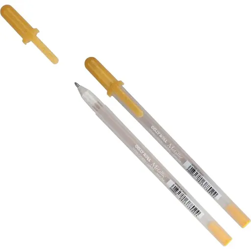 Ручка гелевая Sakura Metallic Золото - фото 1