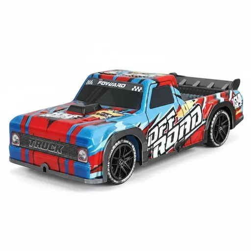 Радиоуправляемая машина DH 666-83 D-02, акум. 7.4V, 2.4Ghz, 2 комплекта колес, противоударная, подсветка, Синяя