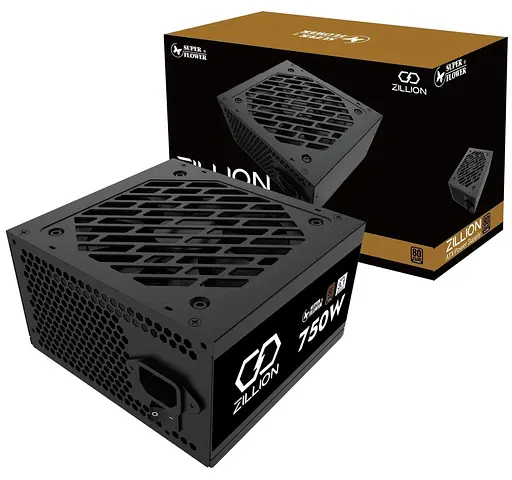 Блок живлення Super Flower Zillion DB 750W ATX 3.1 80+ Bronze (SF-750Z12DB DA ATX3.1) Black (SF-750Z12DB(DA) ATX3.1) - фото 2