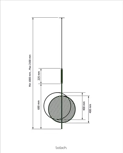 Підвісний стельовий світильник Babich Studio Mid L other any color - фото 4