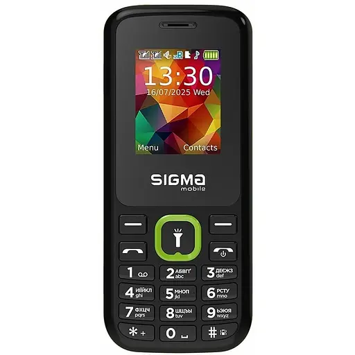 Мобільний телефон Sigma mobile X-style 171 MINI Black-Green UA UCRF
