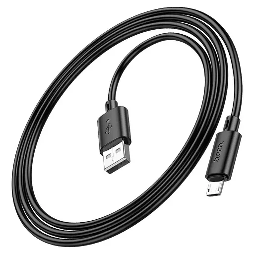 Кабель HOCO X88 Gratified charging data cable for Micro Black - фото 5