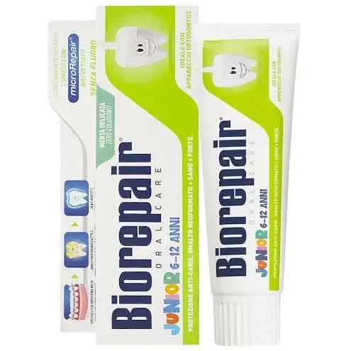 Дитяча зубна паста BioRepair Junior 6-12 років 75 мл - фото 4