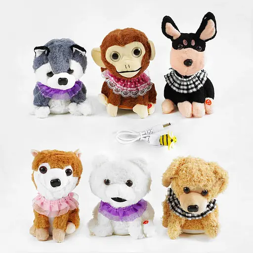 М’яка іграшка, 22 см, повторюшка, бджілка (В асортименті) - фото 2