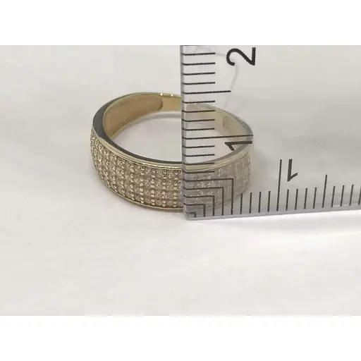 Золоте кільце Імперія золота з фіанітами. КВ1089И 16,5 - фото 4