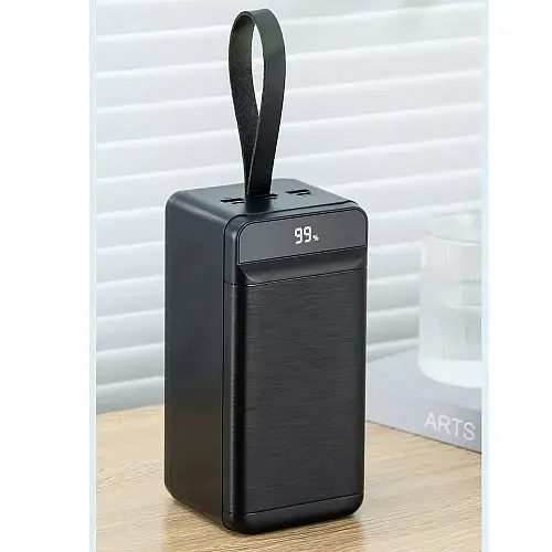 Універсальна мобільна батарея XO PR158 50000mAh PD20W+QC22.5W (Чорний) - фото 8