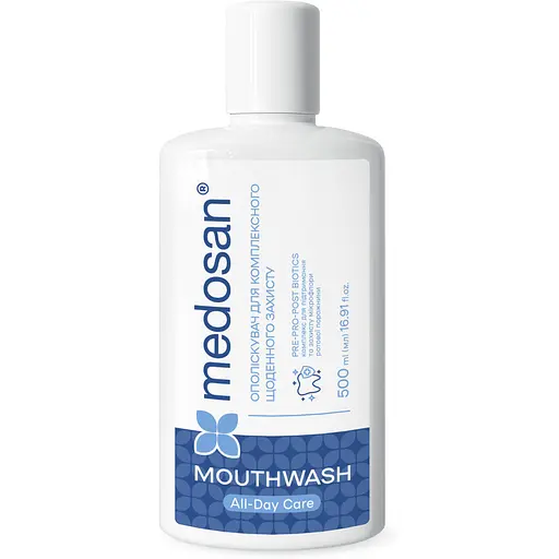Ополіскувач для рота Medosan All-Day Care для комплексного щоденного захисту 500 мл