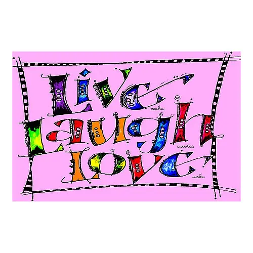 Открытка Live Love - фото 1
