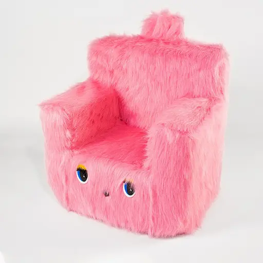 Детский Стульчик Пушистик 43см розовый