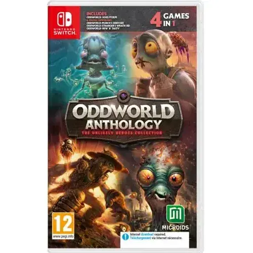 Гра Oddworld Anthology The Unlikely Heroes Collection (російські субтитри) (Nintendo Switch)