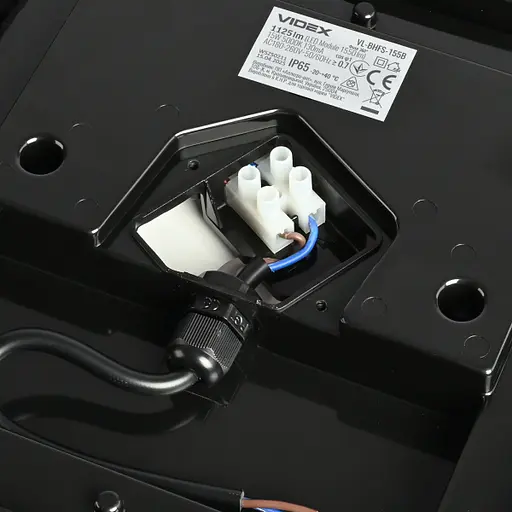 LED светильник ART IP65 квадратный VIDEX 15W 5000K Black - фото 4