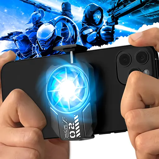 Кулер активне охолодження для телефону / планшета Memo DLA2 шириною до 104 мм Black (18526) - фото 7