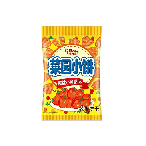 Крекери Glico зі смаком Томата Черрі Cherry Tomato Flavor, 40 г