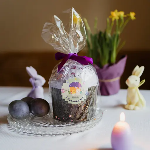 Пасха MAUDAU Пасхальная классическая с изюмом 360 г фиолетовый - фото 4