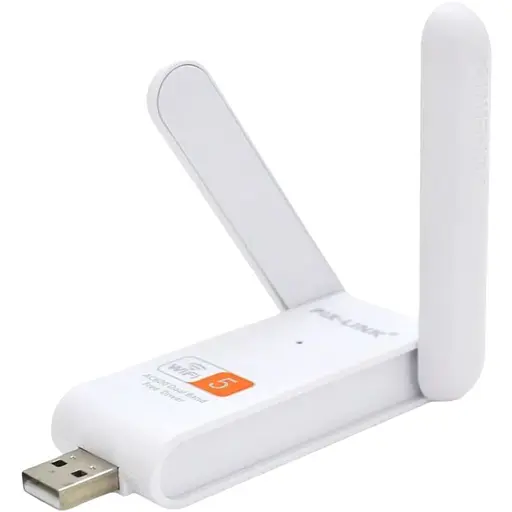 Беспроводной сетевой адаптер Wi-Fi-USB Merlion LV-UAC03D, RTL8811CU, с 2-мя антеннами 10см, 802.11bgn, 600MB, 2.4 GHz, Blister