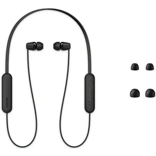 Навушники Sony WI-C100 In-ear IPX4 Wireless чорні - фото 2