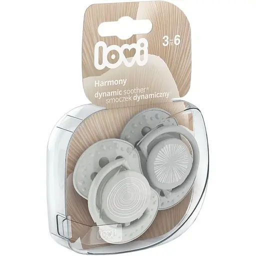 Пустушка силіконова динамічна LOVI Harmony Boy 3-6 місяців 2 шт. (22/906boy) - фото 5