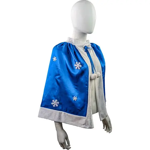 Плащ Новогодний со снежинками - фото 2