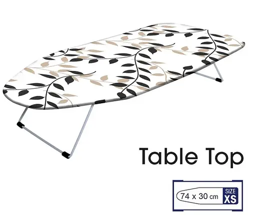 Дошка для прасування Casa Si Table Top 73x30 White/Black Leaves (CS95159P168) - фото 2