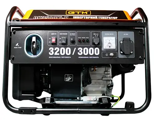 Генератор інверторний GTM 3,0/3,2 кВт, однофазний, ручний запуск (DK3500Xi-V) - фото 3