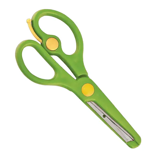 Ножиці дитячі зі зворотним механізмом, 135 мм