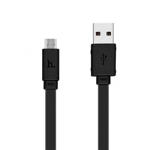 Кабель Hoco Micro USB X5, 1 м черный - фото 1