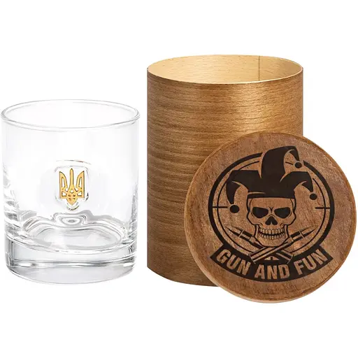 Стакан Gun&Fun для виски с трезубцем 300 мл - фото 2