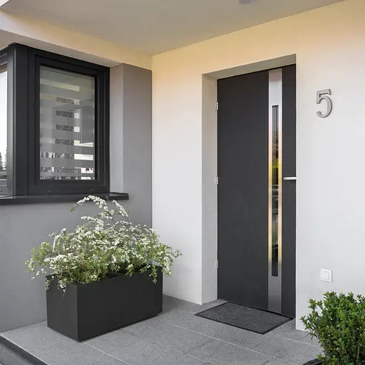 Вазон Lamela Karo 40х78х40 см сірий бетон (9709366) - фото 8