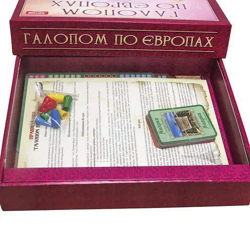 Настольная игра "Галопом по Европе" 0840 развивающая - фото 3