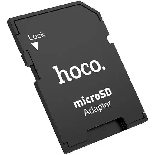 Адаптер для карт памяти Hoco HB22 TF to SD card holder черный