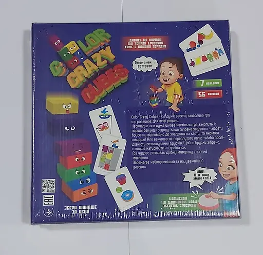 Развивающая настольная игра "Color Crazy Cubes" CCC-02-01U Danko Toys (4823102809540) - фото 2