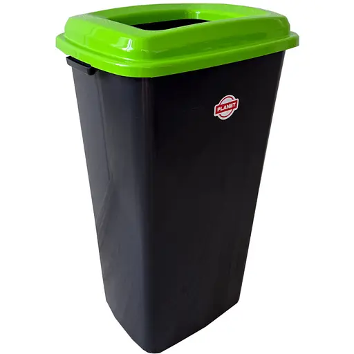 Бак сортувальний Planet для скла 70 л антрацитово-зелений (00-00020485)
