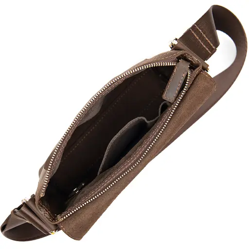 Кожаная мужская сумка GRANDE PELLE 24х24х6 см sum0015575 - фото 6