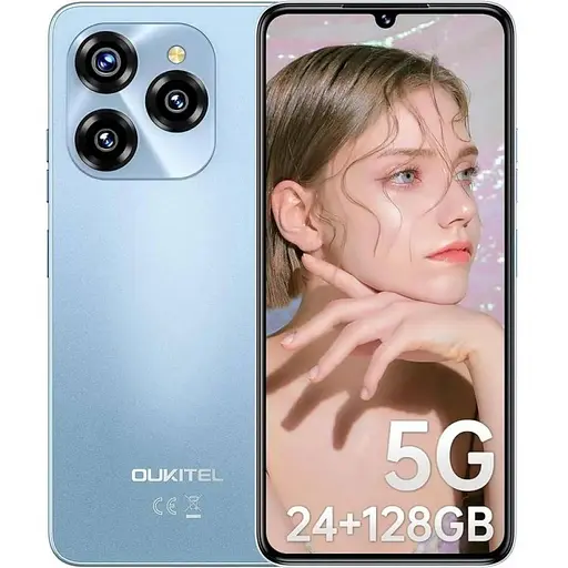 Смартфон Oulitel C50 8/128GB Blue - фото 1